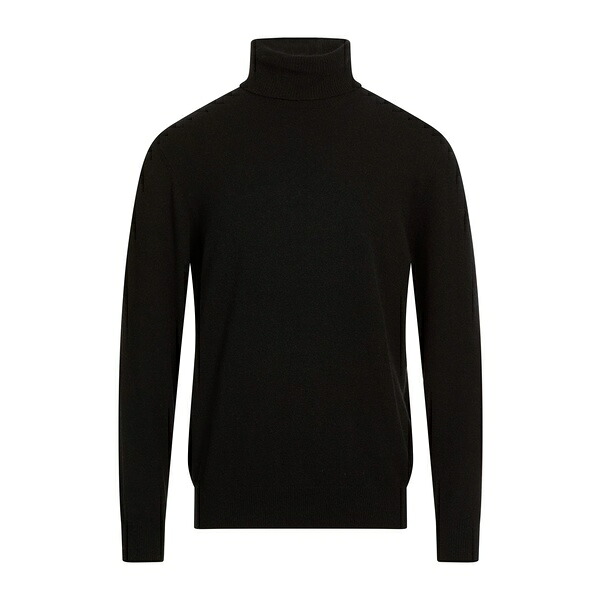 【送料無料】 フェデーリ メンズ ニット&セーター アウター Turtlenecks Black｜asty