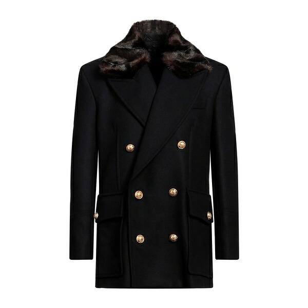 【貨物輸送無料】 バルマン メンズ 上衣＆上衣 アウター Coats Blue