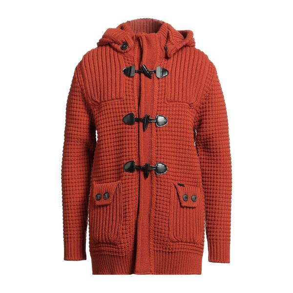 【送料無料】 バーク メンズ ジャケット&ブルゾン アウター Coats Orange|asty