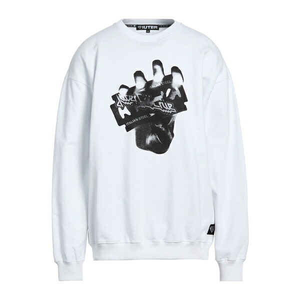 【貨物輸送無料】 アイウーター メンズ パーカー・スウェットシャツ アウター Sweatshirts White