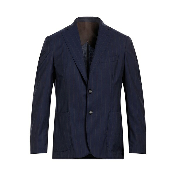 【送料無料】 バルバナポリ メンズ ジャケット＆ブルゾン アウター Blazers Blue｜asty