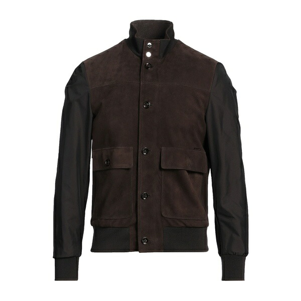 【貨物輸送無料】 ムーレー メンズ 上衣＆上衣 アウター Jackets Brown