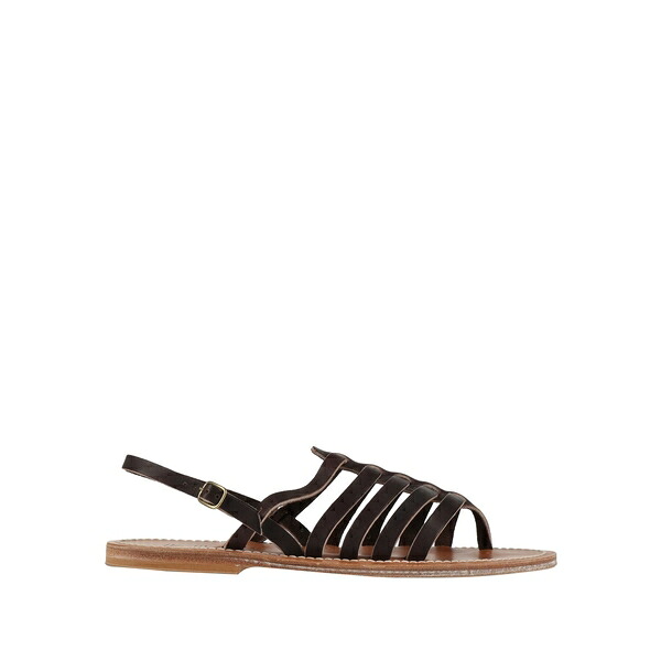 【貨物輸送無料】 ケー.万力 ストロペ メンズ サンダル シューズ Thong sandals Brown