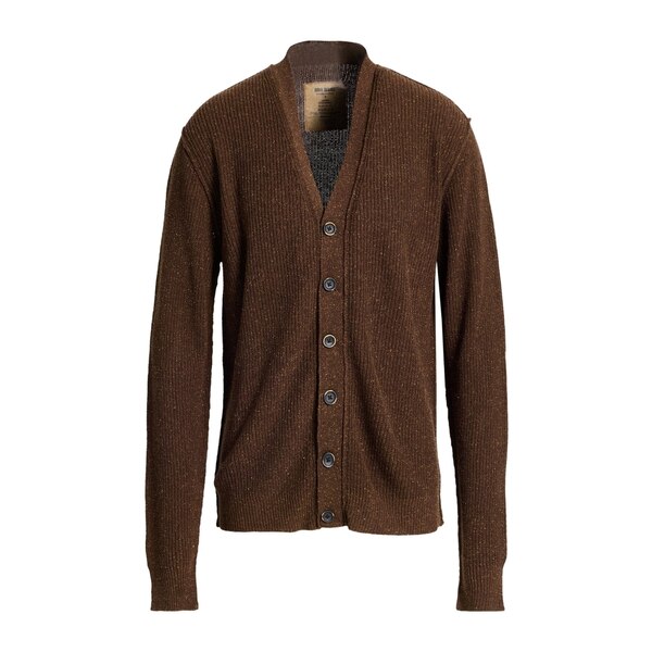 【貨物輸送無料】 ユマ・一 メンズ ジレー アウター Cardigans Brown