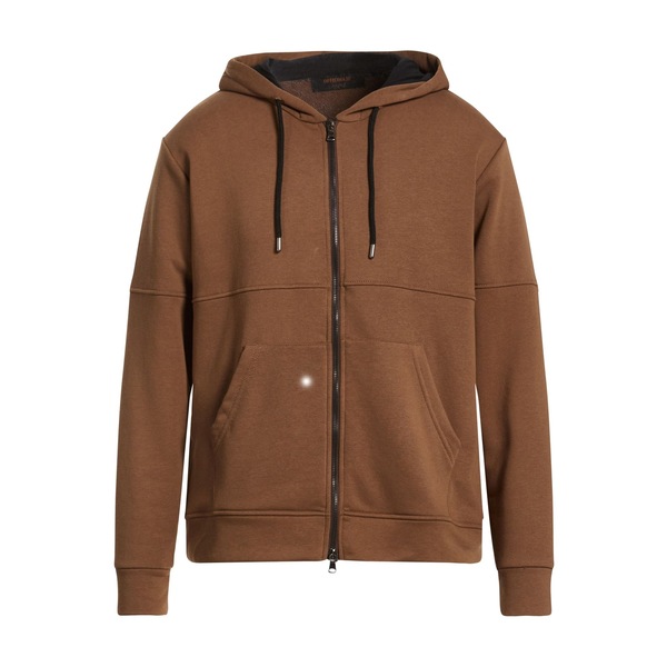 【貨物輸送無料】 オフィシナ３６ メンズ パーカー・スウェットシャツ アウター Sweatshirts Brown