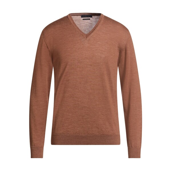 【貨物輸送無料】 ダニエル フィエゾリ メンズ 編み物\u0026プルオーバー アウター Sweaters Brown