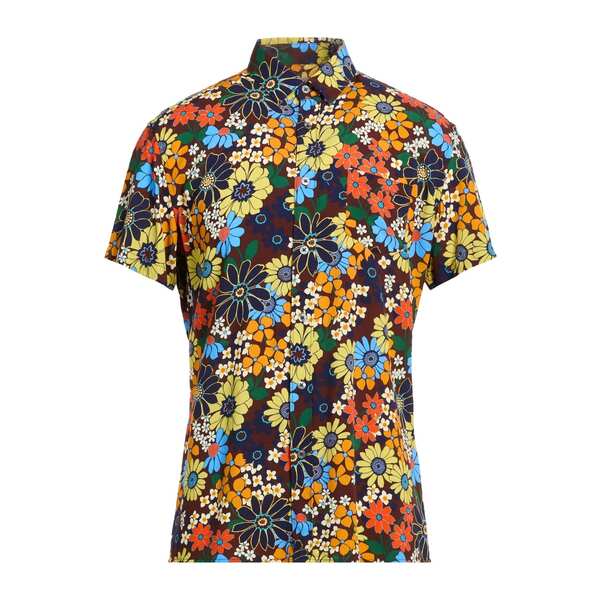 【貨物輸送無料】 ダニエレ アレッサンドリー二 メンズ プルオーバー トップス Shirts Brown