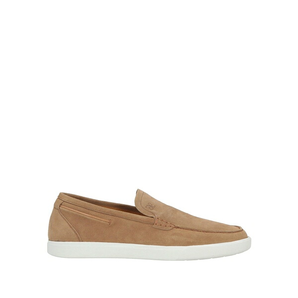 【貨物輸送無料】 ファビ メンズ スリッポン・ローファー シューズ Loafers Beige