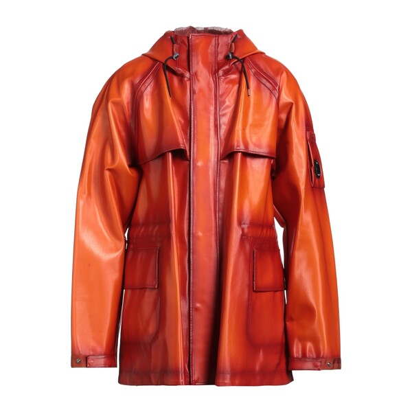 【貨物輸送無料】 シーピーカンパニー メンズ 上衣＆上衣 アウター Overcoats \u0026 Trench Coats Orange メンズファッション-コート・ジャケット