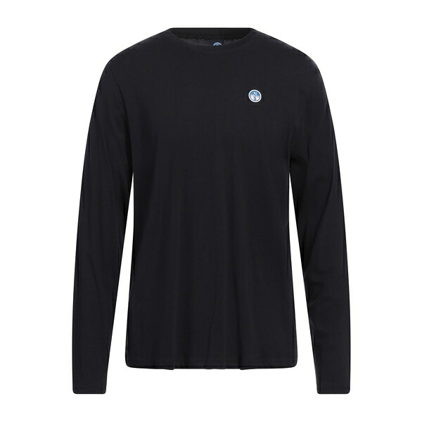 【送料無料】 ノースセール メンズ Tシャツ トップス T-shirts Black|asty