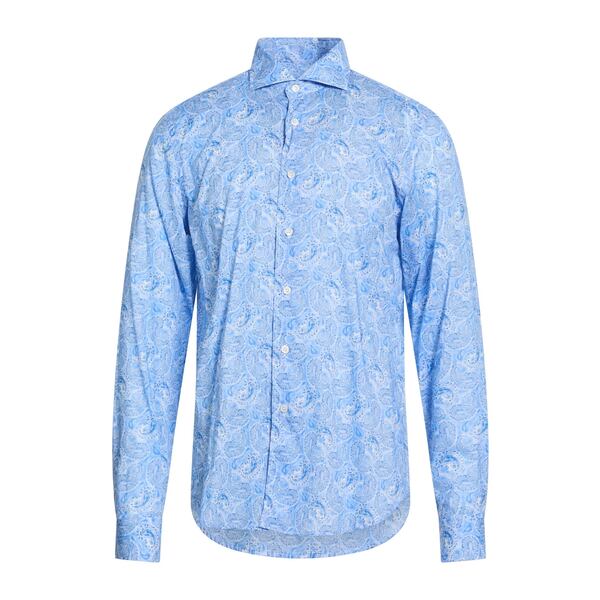 【貨物輸送無料】 フェデーリ メンズ プルオーバー トップス Shirts Azure カジュアルシャツ-メンズファッション