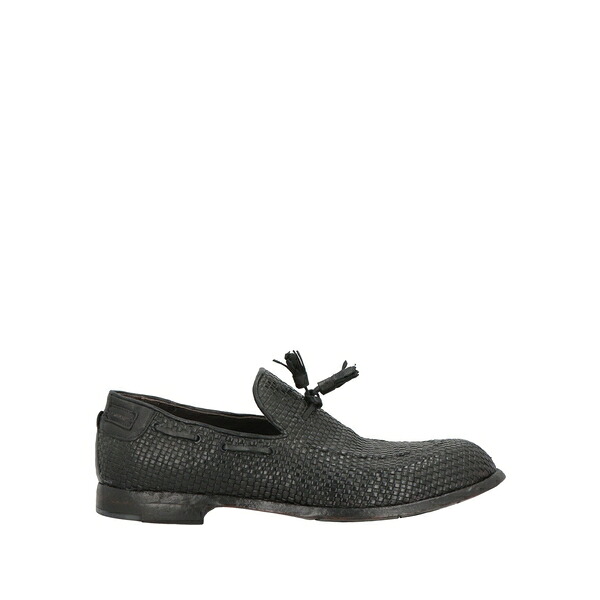 【貨物輸送無料】 ル ルエマルセル メンズ スリッポン・ローファー シューズ Loafers Black