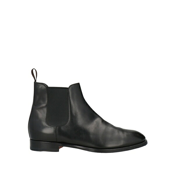 【貨物輸送無料】 サントーニ メンズ ブーツ シューズ Ankle boots Black