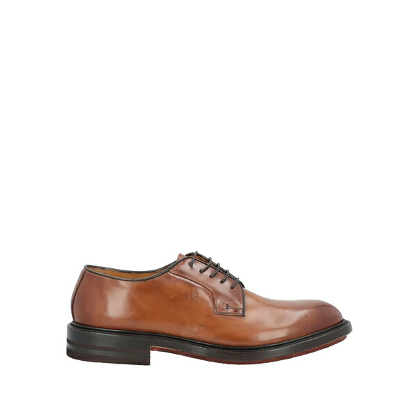 【貨物輸送無料】 ファビ メンズ 御召しものシューズ シューズ Lace-up shoes Brown