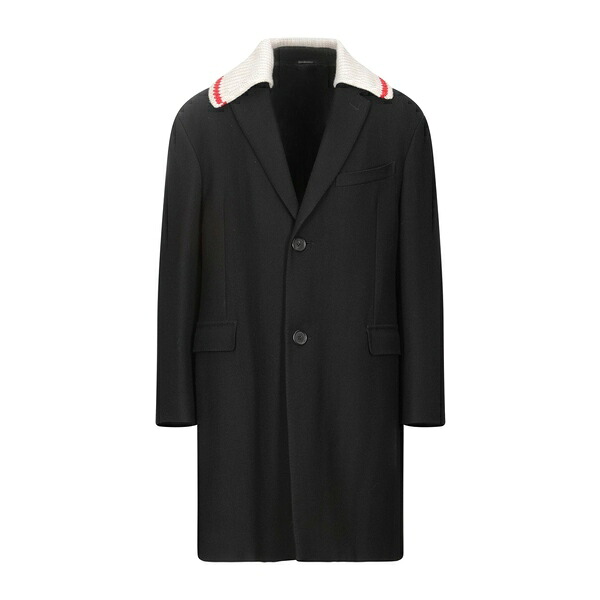 【貨物輸送無料】 ランバン メンズ 上衣＆上衣 アウター Coats Black