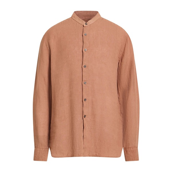 【貨物輸送無料】 １２０％リノ メンズ プルオーバー トップス Shirts Brown