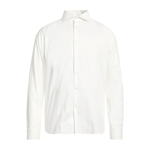 【送料無料】 パオローニ メンズ シャツ トップス Shirts White｜asty