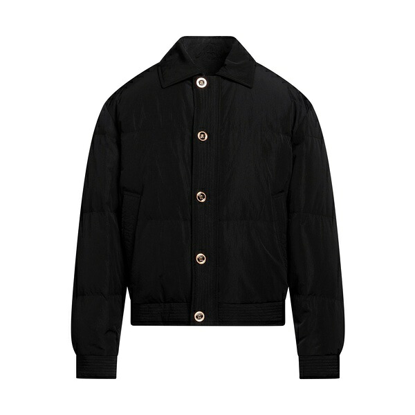 【貨物輸送無料】 ヴェルサーチ メンズ 上衣＆上衣 アウター Puffers Black