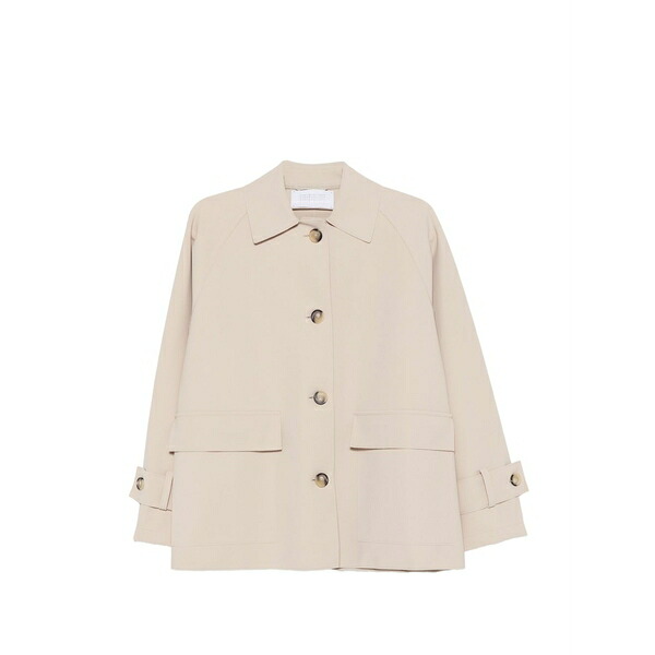 ハリスワーフロンドン レディース 上衣＆上衣 アウター Scuba jacket Neutrals