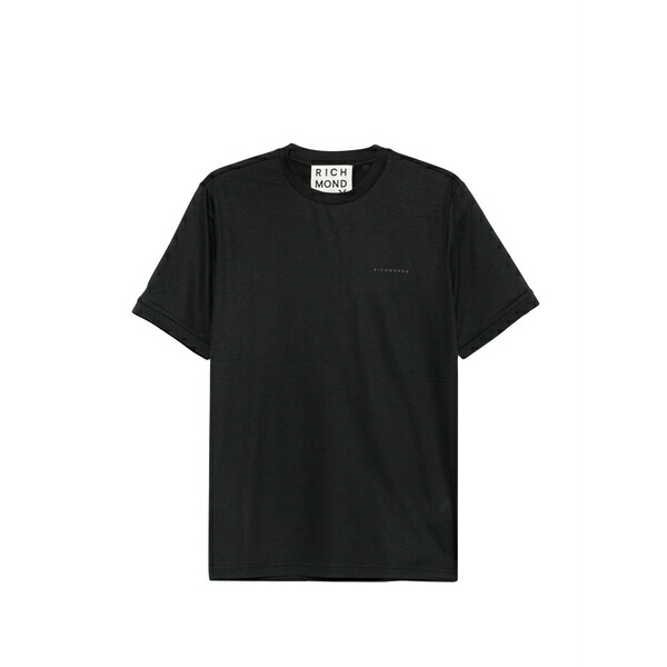 ジョン バージニアの州都 メンズ ティーシャツ トップス Logo-detail t-shirt Black