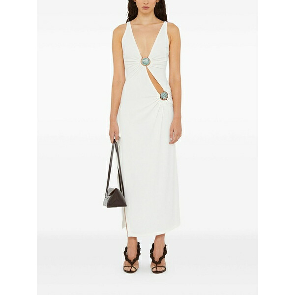 クリストファーエスバー レディース 衣裳 トップス Cut-out MIDI dress White