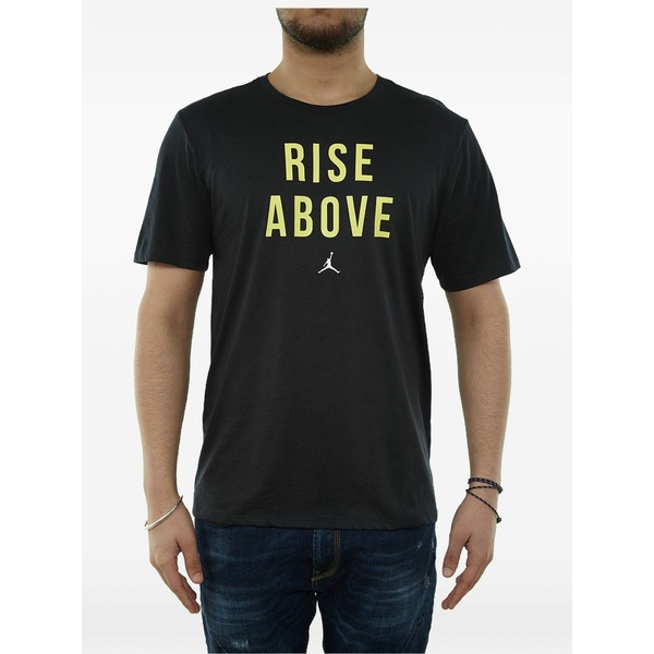 ジョーダン メンズ ティーシャツ トップス Jumpman rise above t-shirt Black