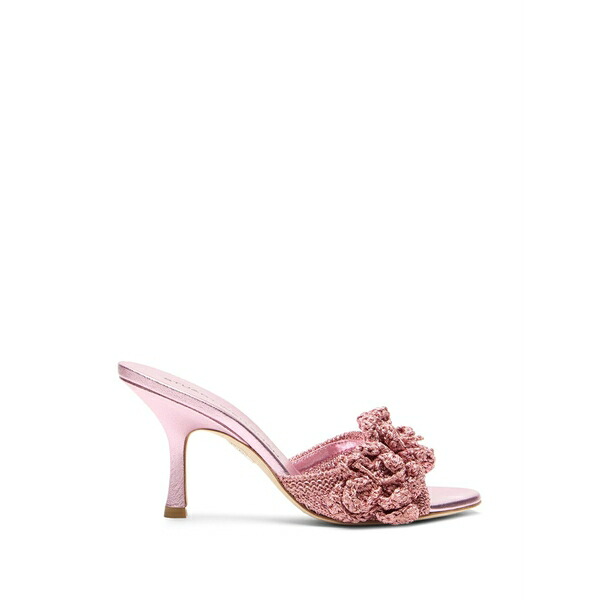 スチュアート ワイツマン レディース サンダル シューズ Lotus floral-appliqu￡ sandals Pink