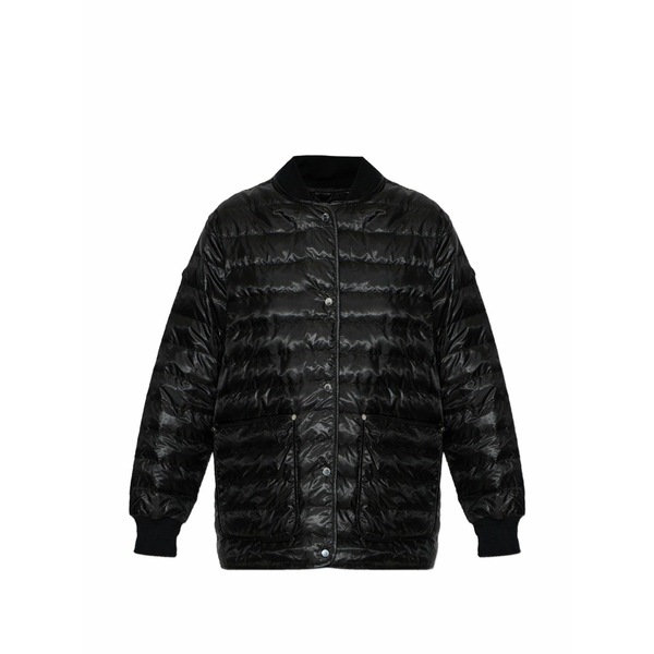 ムースナックルズ レディース 上衣＆上衣 アウター Transit quilted button-fastening jacket Black