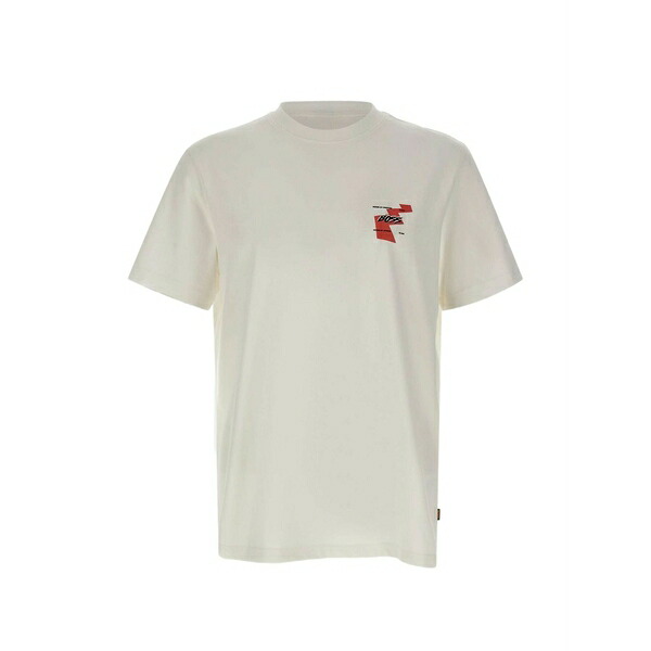 雇い主 メンズ ティーシャツ トップス Movement graphic-print t-shirt White