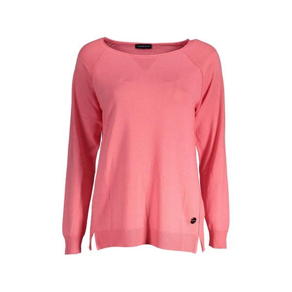 北の方大売り出し レディース 編み物\u0026ティーシャツ アウター Raglan-sleeve fine-knit sweatshirt Pink