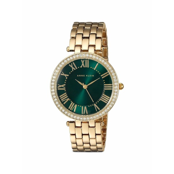 アンクライン レディース ウォッチ 佩び物 Crystal-embellished 34粍 watch Green