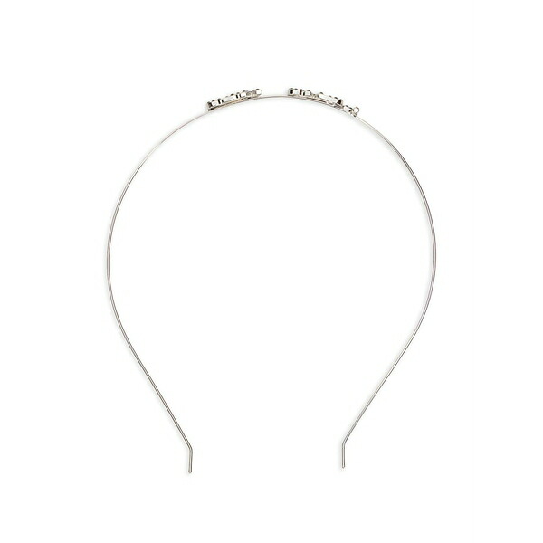 レッドヴァレンティノ レディース ヘアアクセサリー アクセサリー Lettering headband Silver|asty
