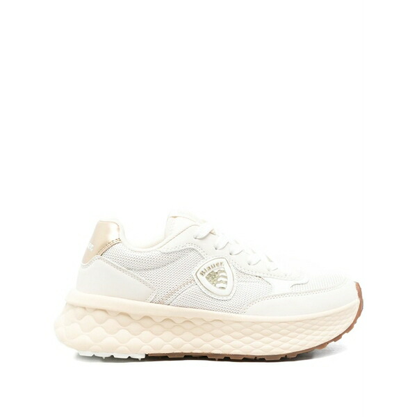 ブラウアー レディース スニーカー シューズ Logo-patch sneakers  White