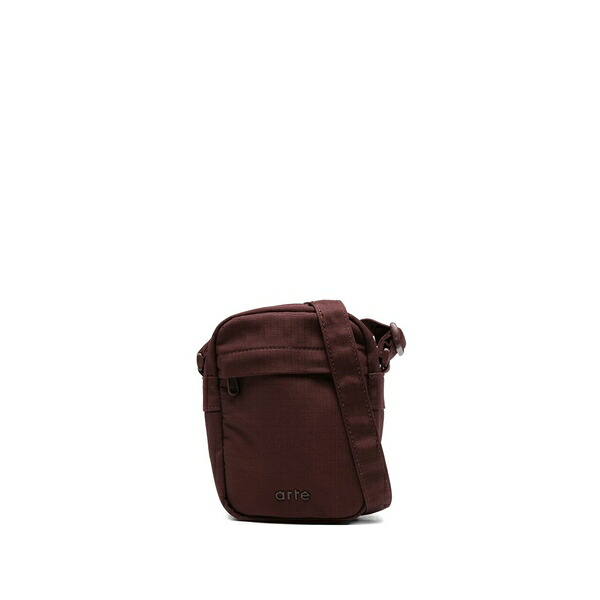 アルテ アントワープ メンズ ショルダーバッグ バッグ Ribstop messenger bag Red|asty