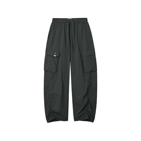 イズエ レディース 心地好いズボン下 ボトムス Drawstring cargo trousers Grey