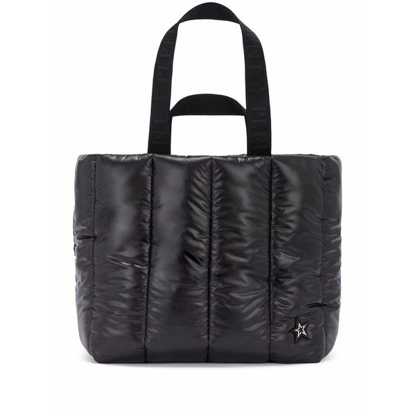 完備したちょっとの間 メンズ トートバッグ 御徒面子 Logo tote bag Black