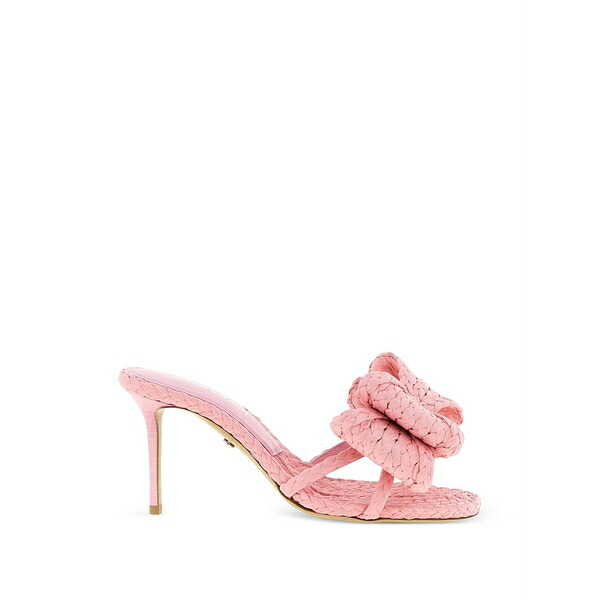 マッハ アンド マッハ レディース サンダル シューズ Le cadeau woven bow-detail sandals Pink