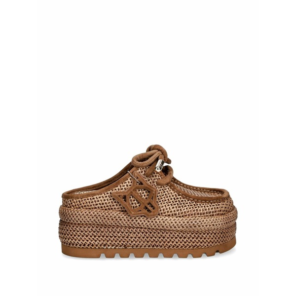 ネイキッドウルフ レディース サンダル シューズ Blizzard raffia mules Neutrals