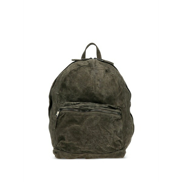 ジョルジオ ブラット メンズ うしろ側風呂敷き包み・背嚢 御徒面子 Zip-fastening leather backpack Grey