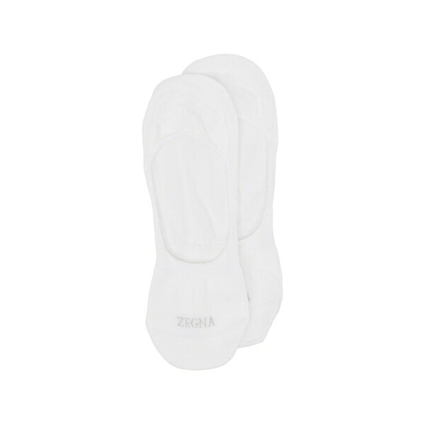 ゼニア メンズ ソックス アンダー御召しもの Freshness socks White