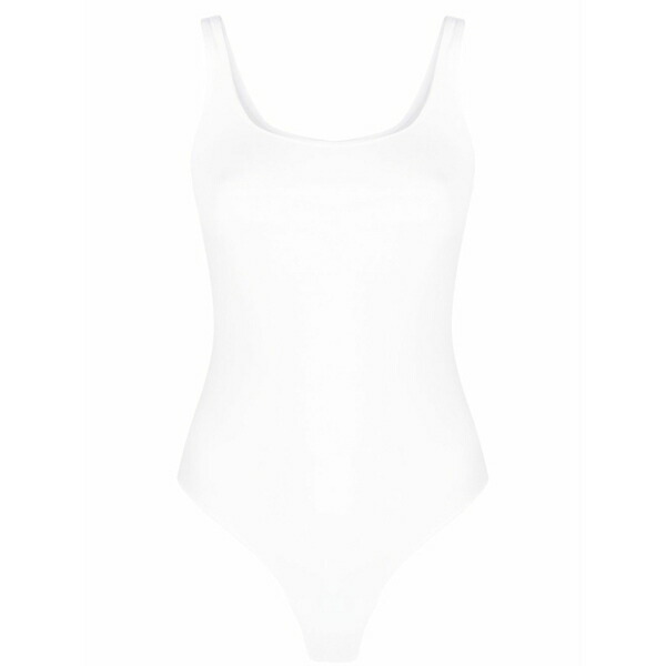 ウォルフォード レディース カットソー トップス Jamaika stretch-cotton bodysuit White