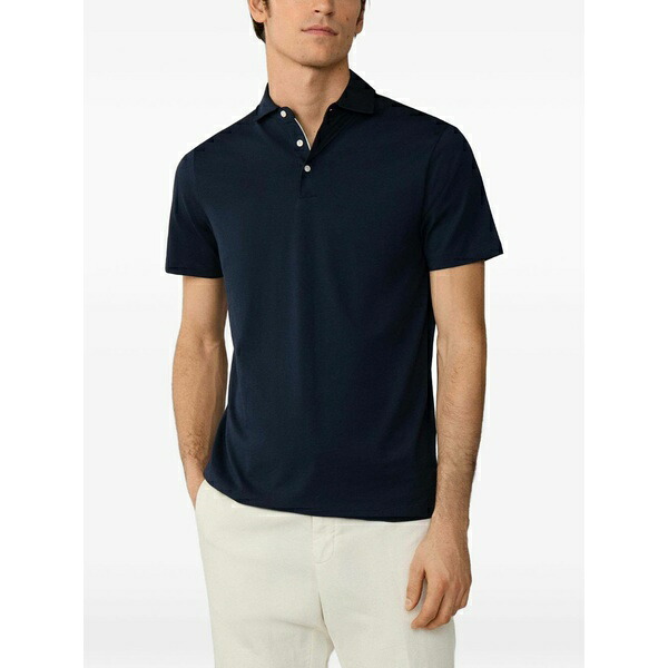 ハケット メンズ スポーツシャツ トップス Cotton polo shirt Blue