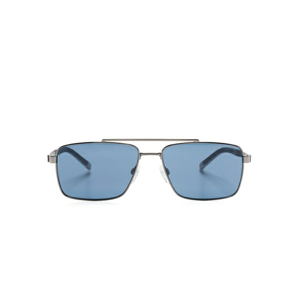 トミー ヒルフィガー メンズ サングラス・アイウェア 付属物 Rectangle-frame sunglasses Blue