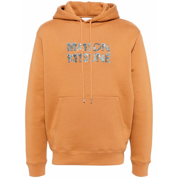 棲み家 狐狸 メンズ パーカー・スウェットシャツ アウター Wooland alphabet comfort hoodie Orange