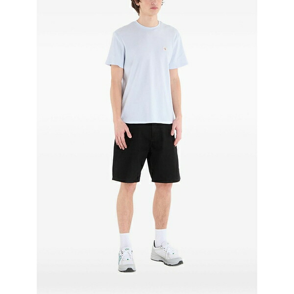 カルバンクライン メンズ ティーシャツ トップス Logo-print t-shirt Blue