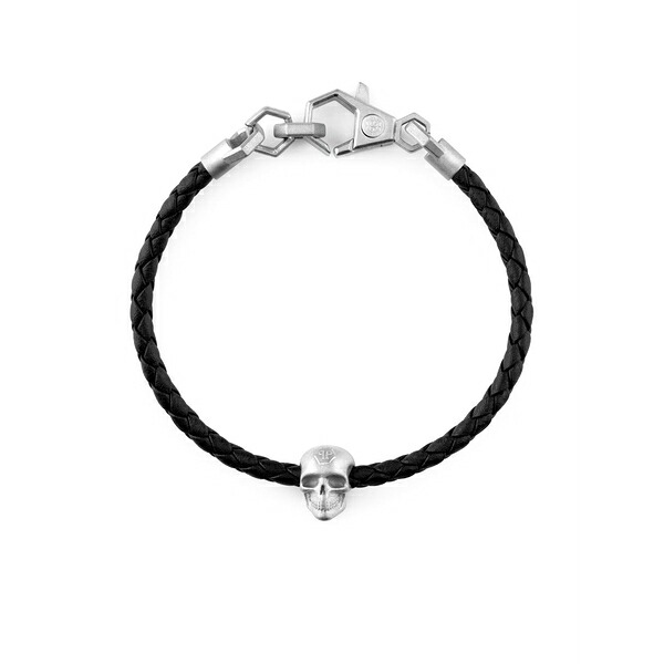 フィリップ飾り気の無い メンズ ブレスレット・バングル・アンクレット 佩び物 Stainless-steel bracelet Silver
