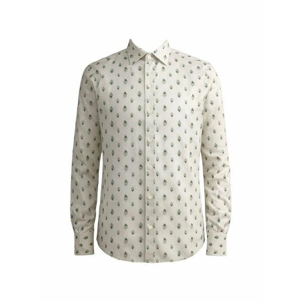 アミリ メンズ プルオーバー トップス Peacock long-sleeve shirt Neutrals