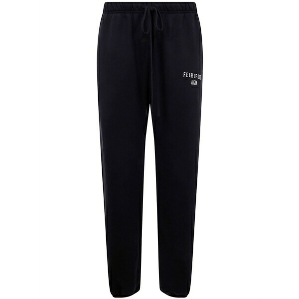 エフオージーエッセンシャルズ メンズ 心地好いズボン下 ボトムス Logo-print track pants Black