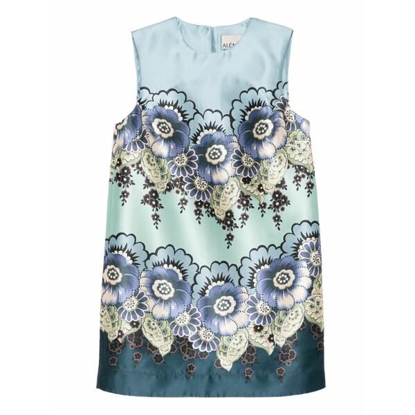 アレメ レディース 衣裳 トップス Floral-print sleeveless dress Blue