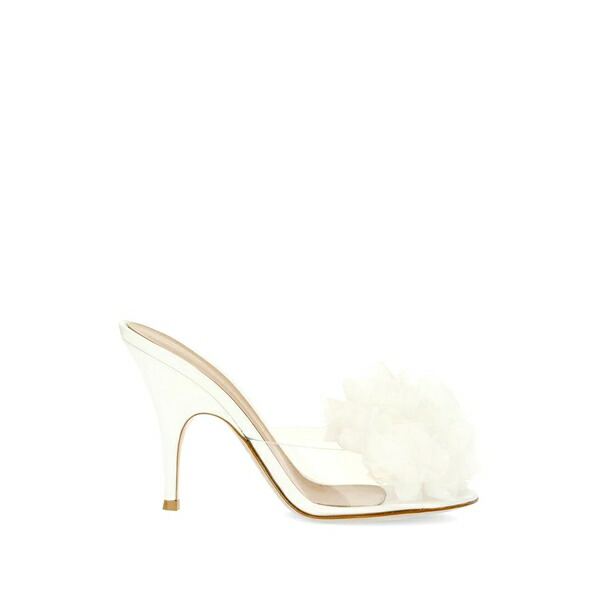 ジャンヴィト ロッシ レディース サンダル シューズ Igea floral-appliqu￡ sandals White